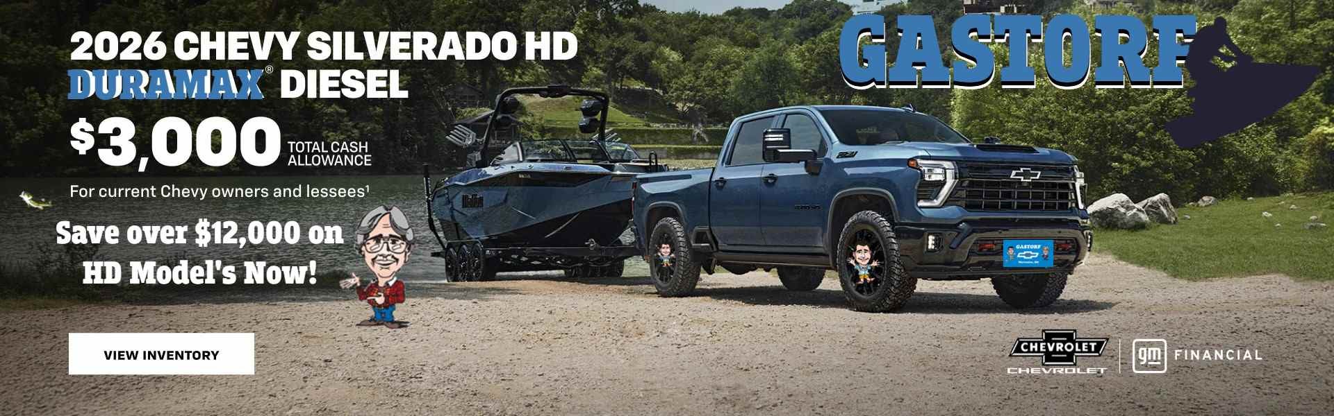 26 Chevrolet Silverado HD at Gastorf Chevrolet in TRUESDALE, MO