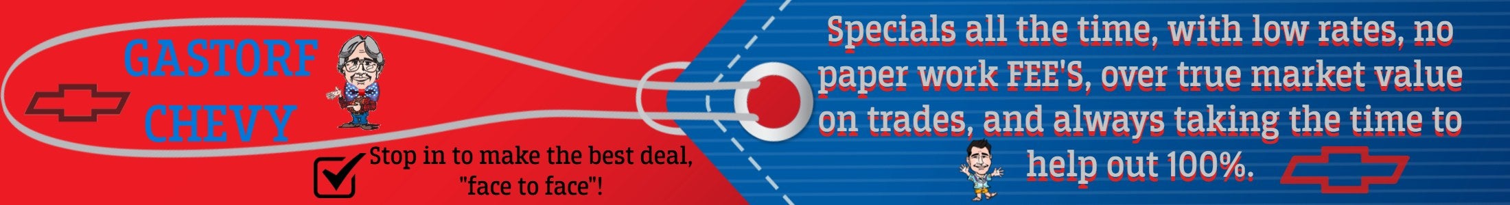 Stop in and make the best deals